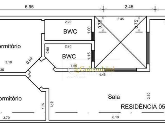 Cobertura com 2 dormitórios à venda, 49 m² - Parque das Nações - Santo André/SP