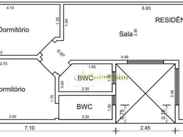 Cobertura com 2 dormitórios à venda, 54 m² - Parque das Nações - Santo André/SP