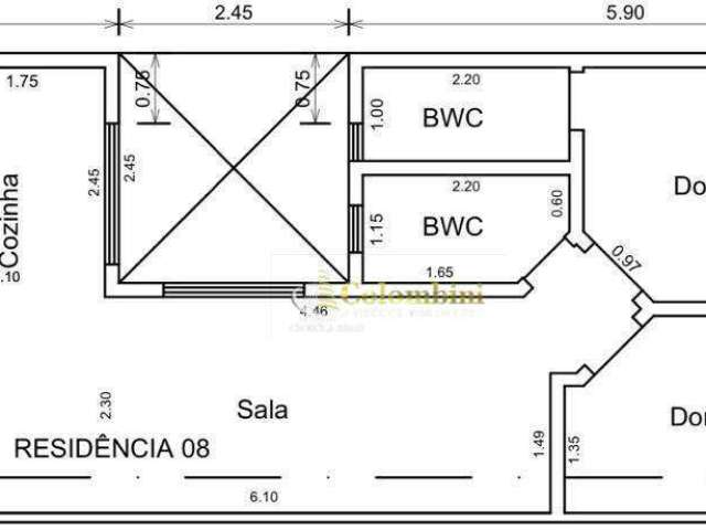 Cobertura com 2 dormitórios à venda, 46 m² - Parque das Nações - Santo André/SP