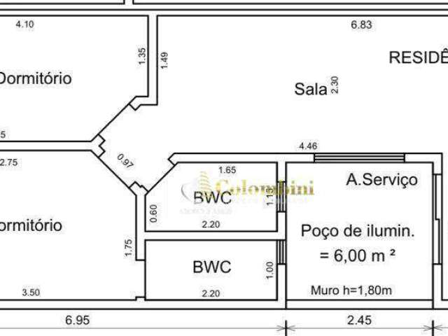 Apartamento com 2 dormitórios à venda, 54 m² por R$ 415.000,00 - Parque das Nações - Santo André/SP