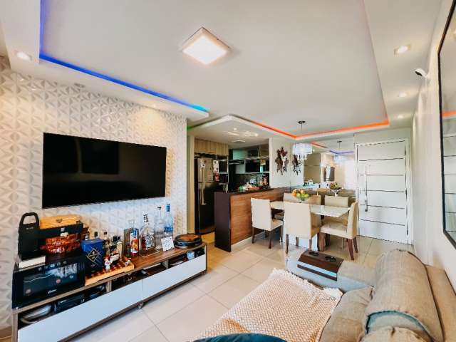 Apartamento à venda com 2 quartos e 57 m2 no Natture Condomínio Clube por R$ 359 mil - Candelária - Natal/RN