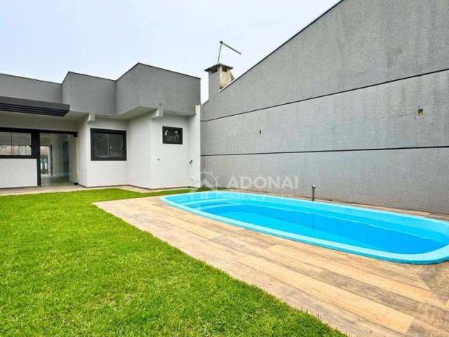 Casa com piscina, 3 dormitórios à venda, 82 m² por R$ 490.000 - Nereidas - Guaratuba/PR