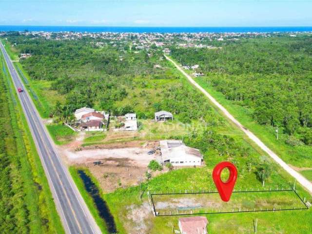 Terreno à venda, 720 m² por R$ 390.000,00 - Coroados - Guaratuba/PR