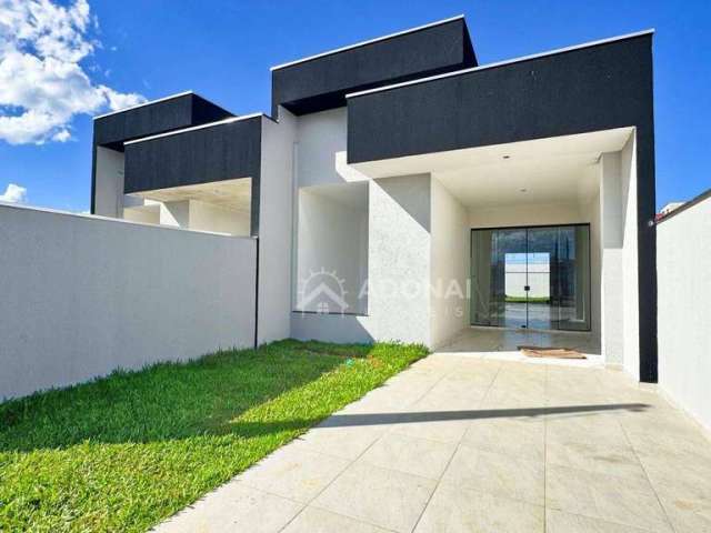 Casa Nova com Espaço de Terreno, 3 dormitórios à venda, 128 m² por R$ 465.000 - Eliana - Guaratuba/PR