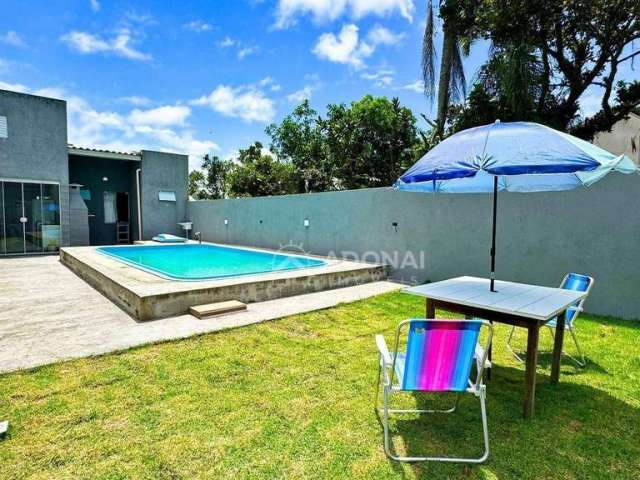 Casa com Piscina, 2 dormitórios à venda, 62 m² por R$ 298.000 - Coroados - Guaratuba/PR