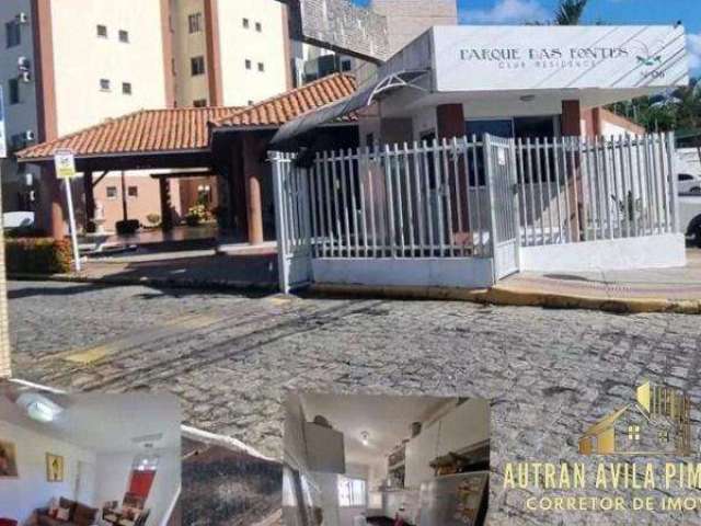 Apto a venda no Condomínio Parque das Fontes, 50m2, 2 quartos em Jabotiana - Aracaju - SE