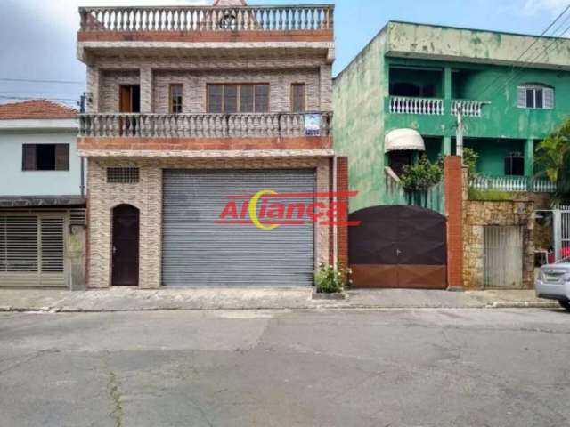 Salão 200m² com porta de ferro automática, Vila Galvão - Por R$ 3.800,00