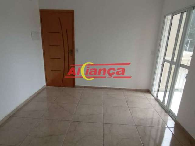 Apartamento com 2 quartos  para alugar, 42 m² - Vila Nova Bonsucesso - Guarulhos/SP   por R$1.000,00