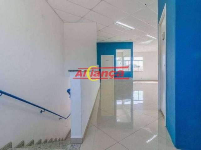 Sala comercial para alugar com 113m², 1 vaga garagem- vila galvão - guarulhos/sp - por r$ 2.800,00