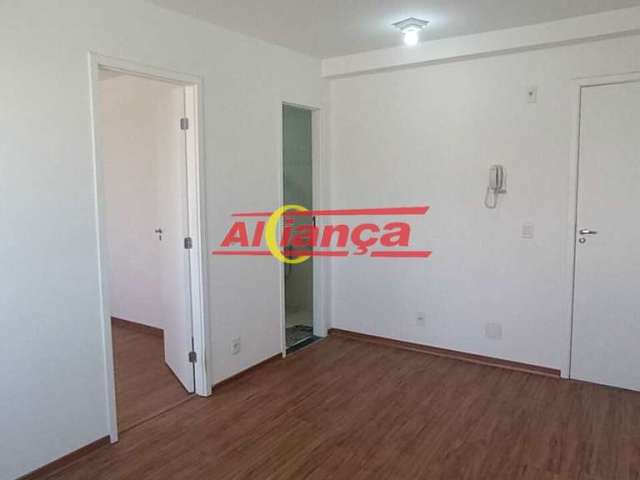 Apartamento com 01 quarto  para alugar, 32m² - Bairro - Vila Augusta Guarulhos/SP por R$1.350,00