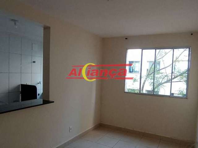 Apartamento com 2 quartos  para alugar, 46m² - Jd. Adriana- Guarulhos/SP- R$ 1.500,00