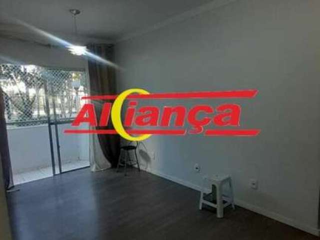 Apartamento para alugar com 02 quartos, 01 vaga, 70m³ , vila galvão - guarulhos/so por r$ 2.200,00