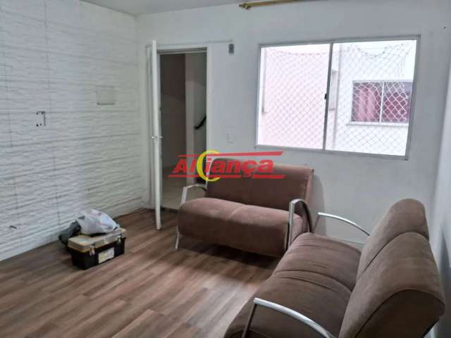 Apartamento mobiliado para alugar,2 quartos e 1 vaga 55m², Bonsucesso - Guarulhos R$ 1.500