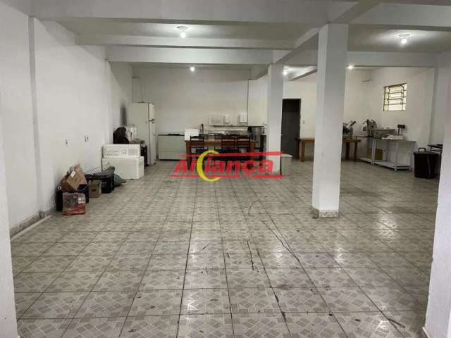 Salão comercial para alugar, 100m², 01 vaga, jardim santa clara - guarulhos/sp por r$ 2.700,00