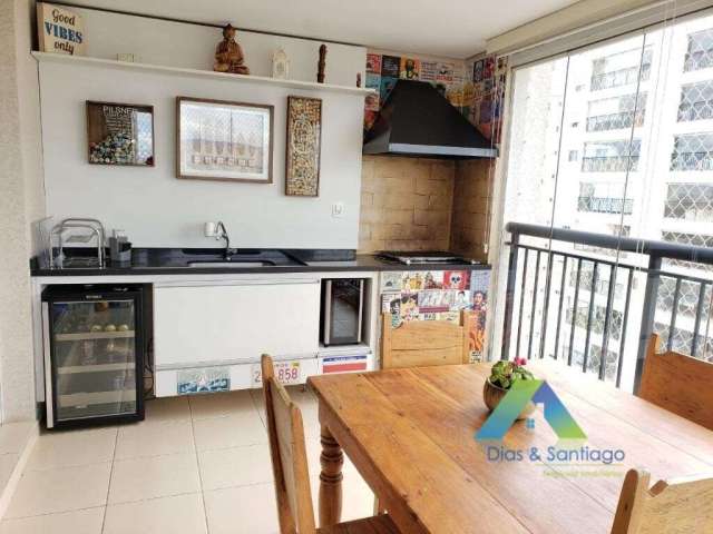 Lindo apartamento com 2 dormitórios, varanda Gourmet,2 vagas  a poucos minutos da estação Conceição do metro.