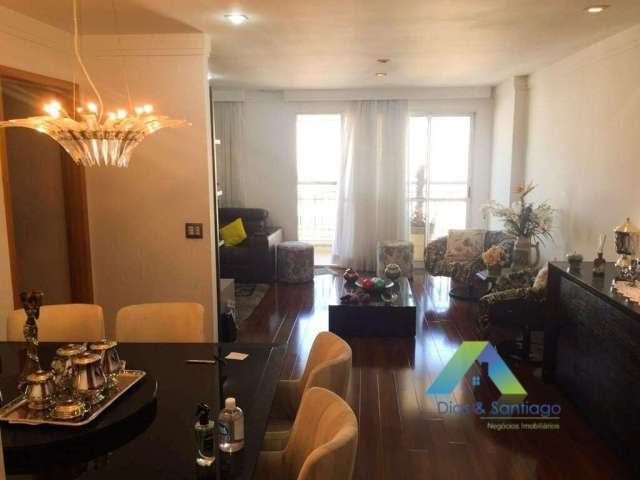 Lindo apartamento com área útil 140m2 - 3 suítes arejado e iluminado, armários embutidos, closet - Living com Terraço, lavabo. 2 vagas, lazer completo