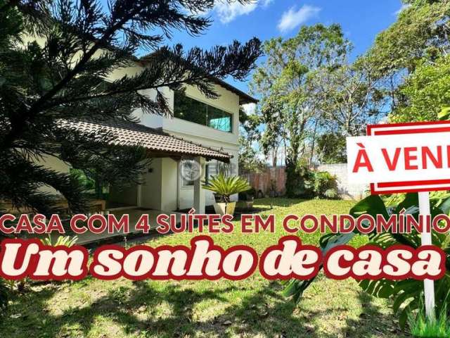 Casa em condomínio fechado com 4 quartos à venda na Rodovia Teresópolis-Itaipava, Quebra Frascos, Teresópolis, 303 m2 por R$ 1.390.000