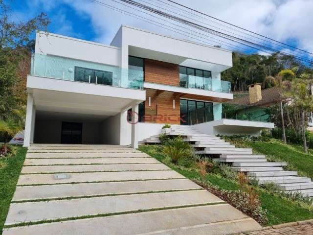 Casa em condomínio fechado com 5 quartos à venda na Rodovia Teresópolis-Itaipava, Quebra Frascos, Teresópolis, 610 m2 por R$ 5.100.000