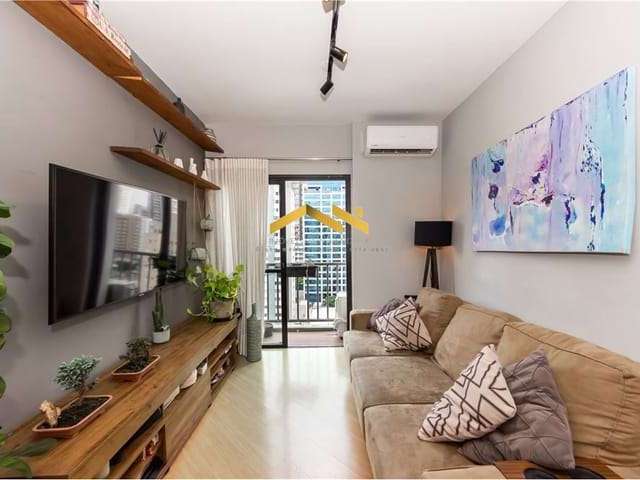 Apartamento à Venda com 46m², 1 dormitório, 2 salas e 1 vaga!!!