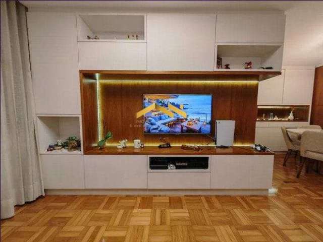 Apartamento à Venda com 90m², 2 dormitórios, 1 suíte, 2 salas e 1 vaga!!!