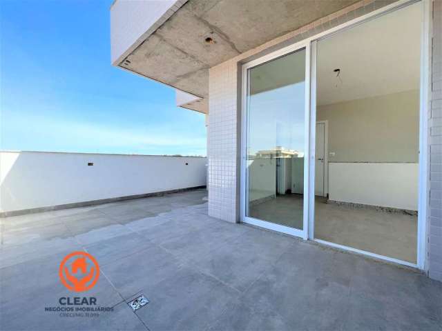 Cobertura à venda no bairro castelo, 2 quartos, 2 vagas, prédio novo com elevador, 103m²