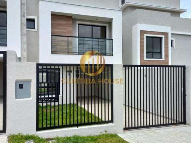 Sobrado moderno de 3 quartos e 1 suíte no Bairro Pinheirinho R$619.990,00