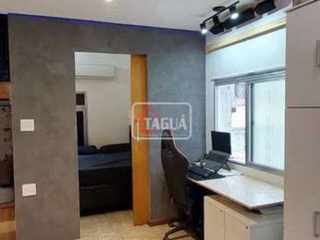 Apartamento com 1 quarto à venda na Rua Galeão Carvalhal, 100, Gonzaga, Santos, 48 m2 por R$ 330.000