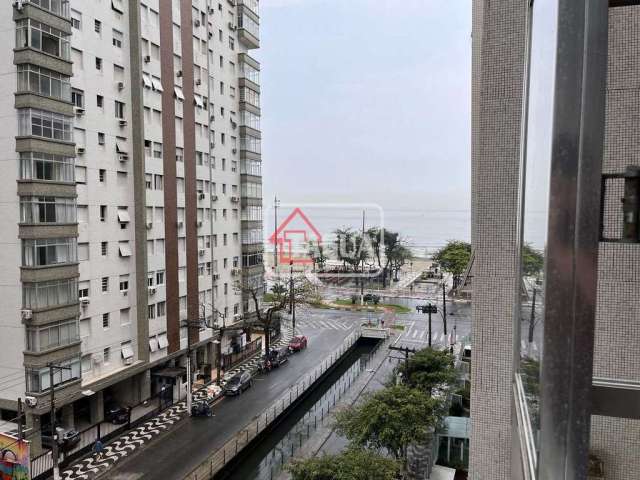 Apartamento com 1 quarto para alugar na Avenida Siqueira Campos, 100, Boqueirão, Santos, 40 m2 por R$ 2.300