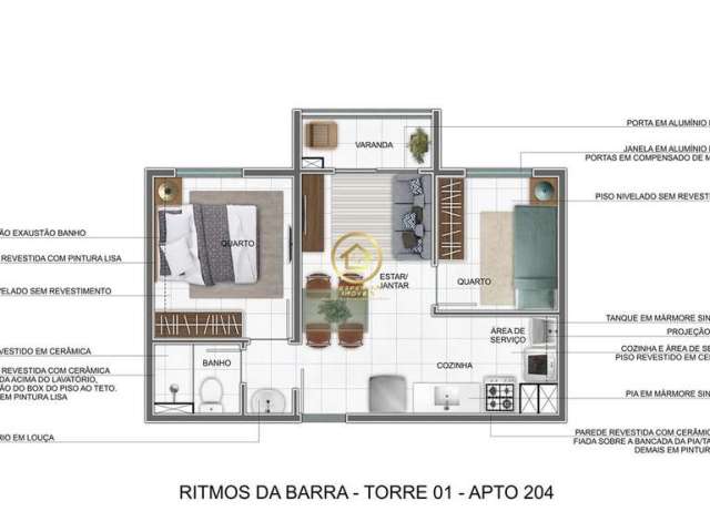 Apartamento com 2 quartos à venda na Rua Inhaúma, 235, Várzea da Barra Funda, São Paulo por R$ 279.000