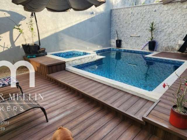 Excelente sobrado com  piscina/ cond flamboyant em hortolandia