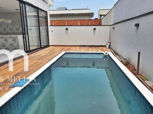 Oportunidade: lindo sobrado - fase acabamento - 04 suites - piscina - cond. olivio franceschini