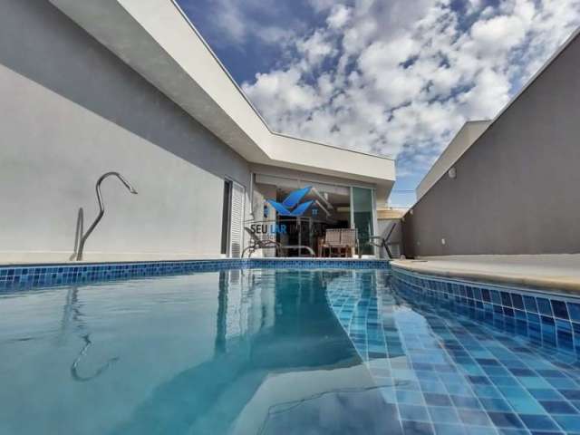 Inspire-se com esta linda casa terrea - fino acabamento -  piscina - green park residence