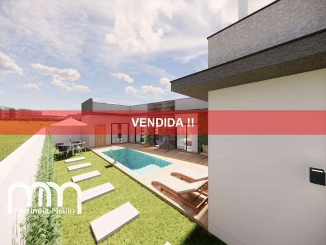 Comprar casa com 03 suites/ piscina/ residencial parque jatoba em hortolandia.