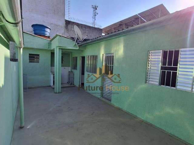 Casa com 1 dormitório para alugar, 50 m² por R$ 1.500/mês - Santo Antônio - Osasco/SP