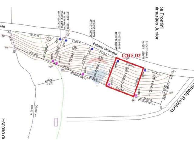 LOTE 02: Terreno de 1000 metros em meio a natureza e próximo da área urbana!