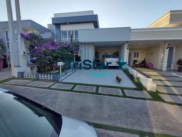 Tristar realty imobiliaria ca00117 - casa terrea em condominio clube excelente localização próximo ao parque ecologico e grandes comercios