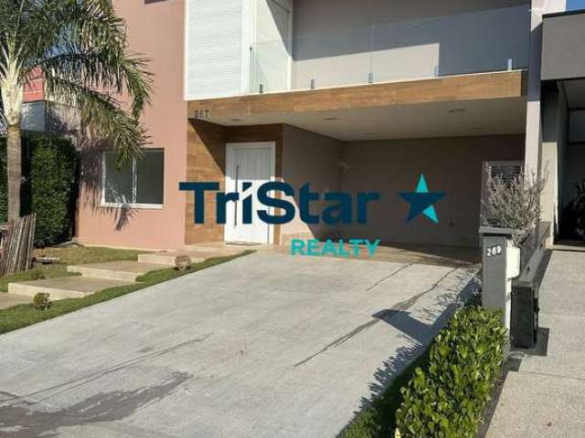 Tristar realty indaiatuba - ca00215  belíssimo sobrado todo planejado, com piscina, no condominio residencial maria dulce. á 15 minutos de viracopos.