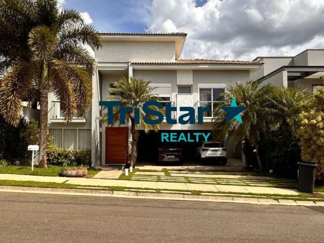 Tristar realty - ca00241 - oportunidade porteira fechada | suntuoso sobrado com arquitetura neoclassica em condomínio clube - santa clara indaiatuba