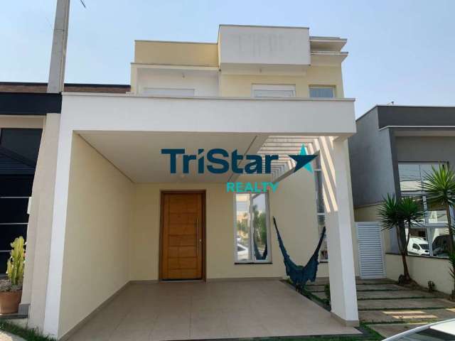 TRISTAR REALTY - CA00286 - BELISSIMO SOBRADO PARA VENDA EM CONDOMINIO FECHADO - AT 150m² - AC 145m² - JD. PARK REAL - INDAIATUBA/SP