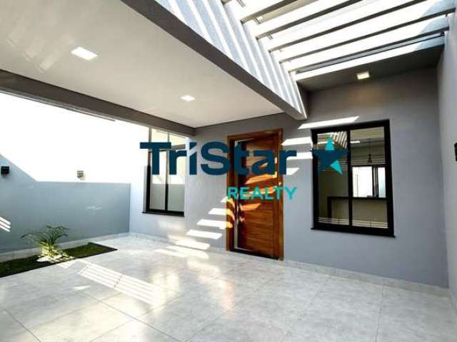 TRISTAR REALTY IMOBILIARIA  CA00323 - CASA NOVA COM SUÍTE E ÁREA GOURMET - AT. 150m² - AC. 115m² - JARDIM NOVA VENEZA INDAIATUBA SP