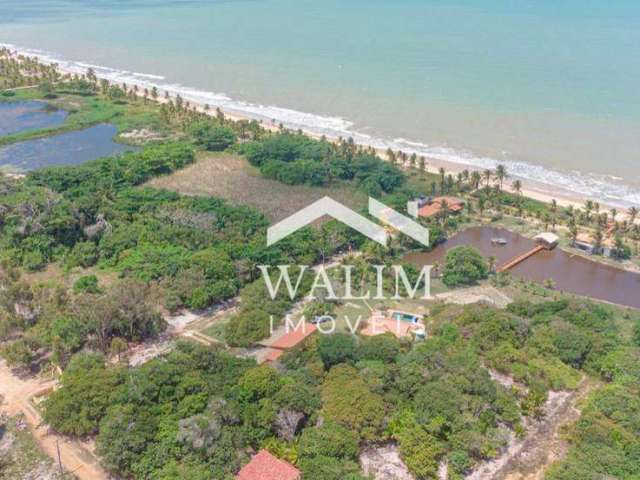 Casa à Beira-Mar com Lagoa, Piscina e Ampla Área Verde – Praia dos Corais, Alcobaça/BA