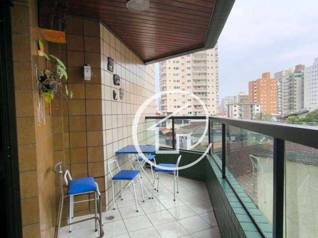 Apartamento com 1 dormitório à venda, 74 m² por R$ 345.000,00 - Tupi - Praia Grande/SP