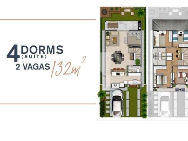 Lançamento Kaza Jundiaí, casas de 83/106/132 m² - Cidade Nova - Jundiaí/SP