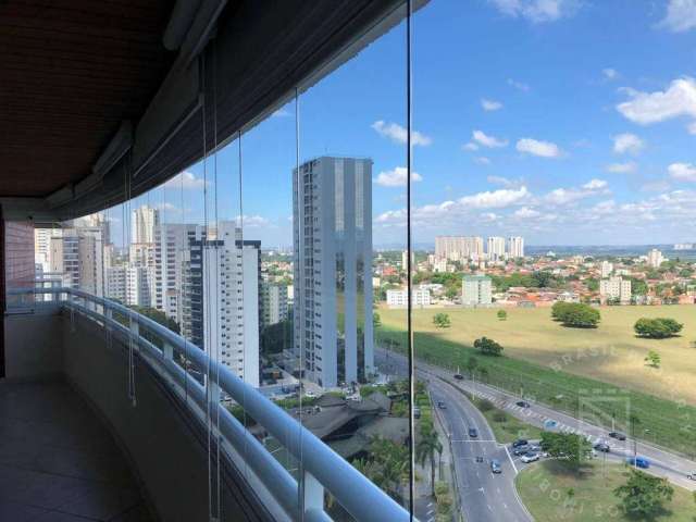 Apartamento para locação com a melhor vista do Aquarius, 3 suítes - 156 m²