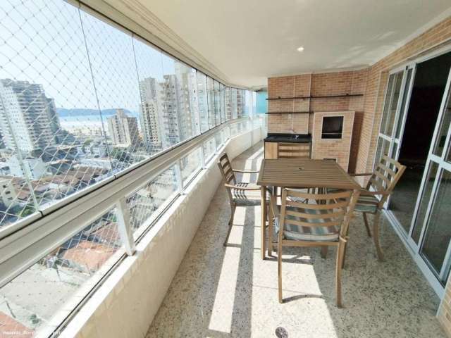 Apartamento para Venda em Praia Grande, Aviação, 4 dormitórios, 3 suítes, 4 banheiros, 2 vagas