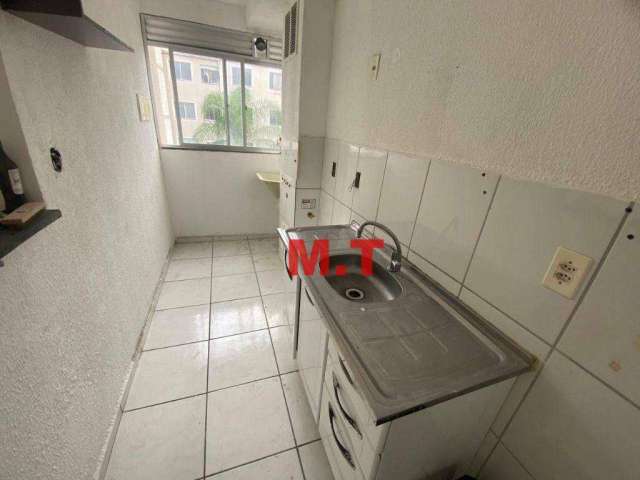 Apartamento com 2 dormitórios para alugar, 46 m² por R$ 1.062,89/mês - Guaratiba - Rio de Janeiro/RJ