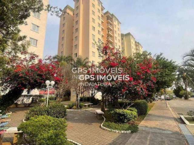 Apartamento com 3 dormitórios à venda, 75 m² por R$ 546.000,00 - Condomínio Portal das Flores - Indaiatuba/SP