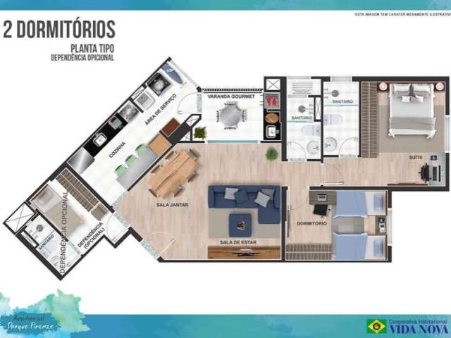 Apartamento com 2 quartos à venda no Parque Esplanada do Embu, Embu das Artes , 81 m2 por R$ 260.000