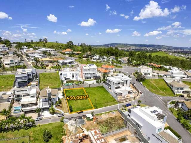 Terreno em condomínio fechado à venda na Avenida Maria Thereza da Costa Naufal, Condomínio Itatiba Country, Itatiba, 450 m2 por R$ 270.000