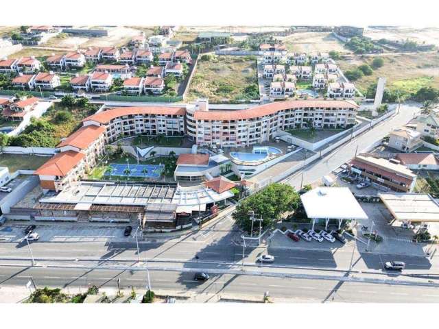 Apartamento Porto das Dunas: 36m²; 01 quarto; 01 banheiro; varanda; nascente. Próximo ao Beach Park